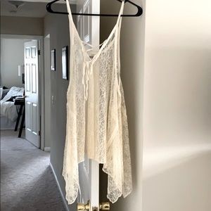 Breezy, lacy hippy chic Ecote tank✌🏼